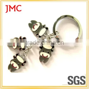 High Quality Logo Custom Keyring and Metal Key Chain thumbnail-3