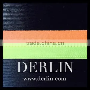 Safety Road Wear Shiny Reflective Neon Plastic Zipper thumbnail-1