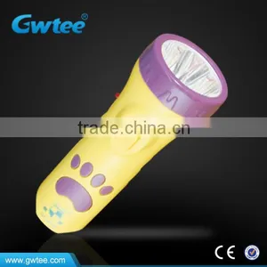 Home Cute Handheld Plastic Mini Led Torch, Led Flashlight thumbnail-1