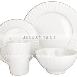 2015 New Producwholesale High Quality 16pcs Embossed Ceramic Dinnerware thumbnail-2