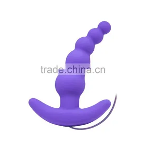 100% Pure Silicone Vibrating Open Sexy Girl Full Photo Prostate Massager, Anal Plug for Man Quality Choice thumbnail-2