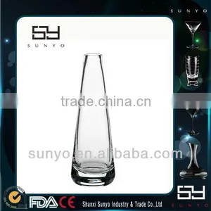 High-end Soda-lime Small Mouth Glass Vase thumbnail-1