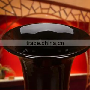 Crystal Glaze Black Bottle Vase Of Jingdezhen Ceramics ZSJY 114-1 thumbnail-2