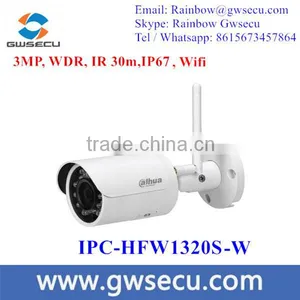 Hot Selling New Product Outdoor ip Wifi 3MP DH-IPC-HFW1320S-W Dahua Cctv Camera Bullet thumbnail-3