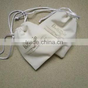 High Quality Velvet Fabric Pouch for Earings With Silver/golden Logo thumbnail-4