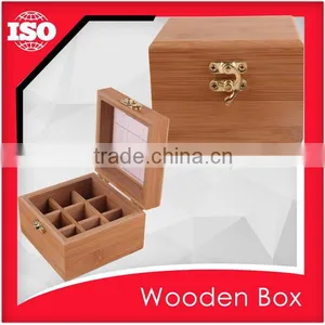 Compartments Wooden Tea Tin Box Supplier thumbnail-5