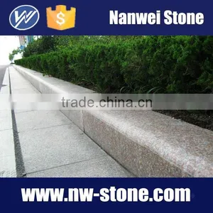 Red, Polished Granite Kebstone, Sideway thumbnail-1