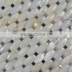 Convex Pattern Shell Mosaic Tile,bathroom Tile,seamless on Mesh thumbnail-3