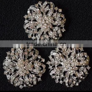 Rhinestone Wheel PIN Brooch For Headbands,Weddings,Craft DIY Embellishment,Applique,Wholesale thumbnail-1