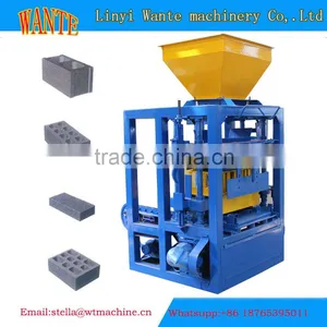2015 Trade Assurance Export to Congo !! QT4-24 Africa Small Paver Block Machine Low Price thumbnail-1