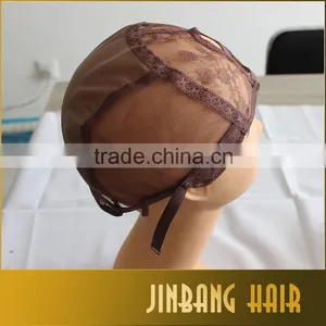 2016 Best Selling Wholesale Brown Lace Wig Caps For Making Wigs Adjustable Wig Cap In Stock thumbnail-5