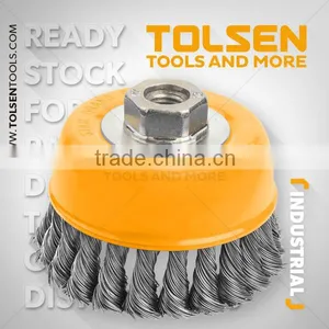 CUP TWIST WIRE BRUSH WITH NUT thumbnail-1