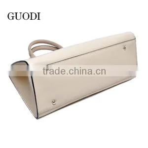 2015 Fashion Genunin Leather Handbag Tote Bag for Ladies thumbnail-3