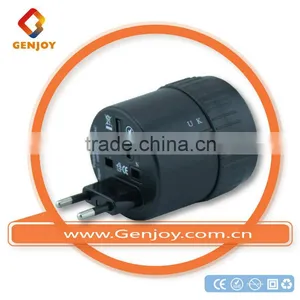 Genjoy 2014 Russia Popular Euro Adapter Plug Electric Socket Adapter Electric Plug uk A0711 thumbnail-1