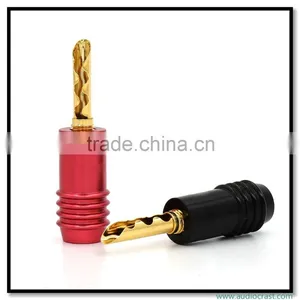 OEM Copper Hollow Connectors Banana Plug Tube Amplifie thumbnail-1