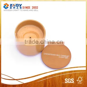 Glass Canister With Wooden Lid thumbnail-1