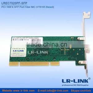 PCI 100FX SFP Port Fiber Network Interface Card (VT6105 Based) thumbnail-4
