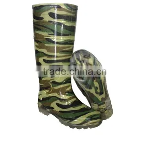Shining Camouflage Pvc Rain Boots,camouflage Rain Boots thumbnail-1