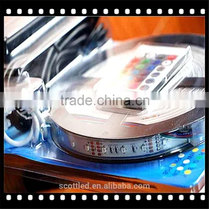 RGB LED Strip Lights 5M RGB Strips+power Supply+controller Led Strip Set thumbnail-6