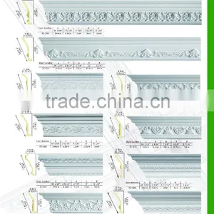 2015 High Quality Good Price Beautiful New Modern Luxury pu Cornice thumbnail-3