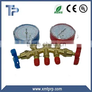 High Quality Brass Refrigeration Manifold Gauge Set thumbnail-2