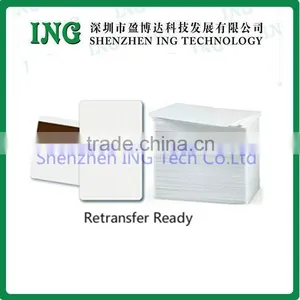 Manufacturer Blank White Plastic Magnetic Stripe Card thumbnail-1