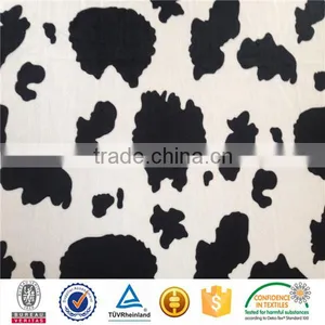 Wholesale 100% Polyester Animal Print Velour Fabric thumbnail-1