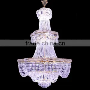 2016 Wholesale K9 Crystal Pendant Contemporary Led Chandeliers for Wedding Decoration thumbnail-2