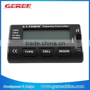 RC 7 Function Digital Voltmeter Battery Capacity Tester For LiPo LiFe Li-ion(2-7s) Nicd NiMH DE(4-7s) thumbnail-1