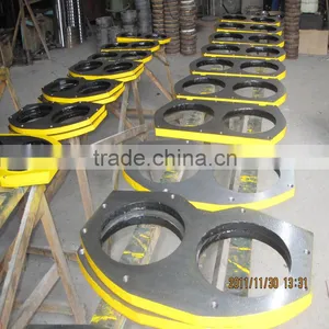 Concrete Pump Spare Parts Wear Plate and Cutting Ring Concrete Machinery Parts thumbnail-2
