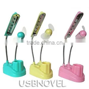 USB FAN(Fan,Light and Pen Holder ) thumbnail-1
