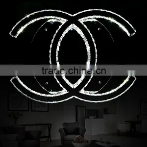 K9 Crystal Chandelier 220V Modern LED Crystal Ceiling Lamp thumbnail-2