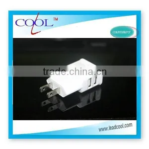 China Market 5v2a Dual Usb Charger for Iphone 5 thumbnail-2