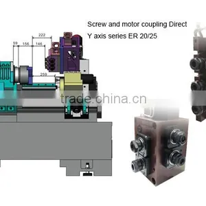 TCK-45LS CNC Slant Bed Lathe Machine Tool With Power Tool thumbnail-6