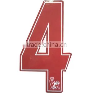 Factory Direct 3d Flocking Soccer Jersey Number Stickers Serial Number Stickers Vinyl Number Stickers thumbnail-2