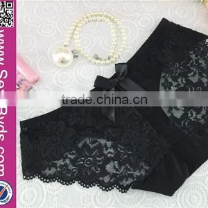 Wholesale $1Sexy Adult Black Lace Transparent Panty thumbnail-5