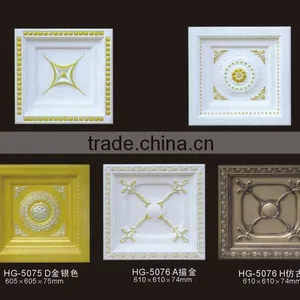 Easy to Install High Quality Factory Price pu Carved Medallion for Decorating Ceiling thumbnail-3