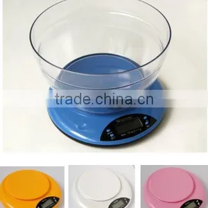 Digital Round Big Bowl Diet Kitchen Scale thumbnail-2