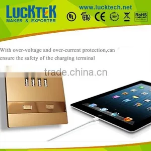 4way USB Hotel Wall Socket thumbnail-1