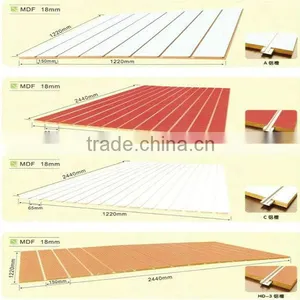 White Color Melamine Paper of Slotted Board thumbnail-5