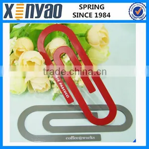 Promotional Gifts Customer Design Colorful Stainless Steel Normal Simgle Shape Bookmark thumbnail-1