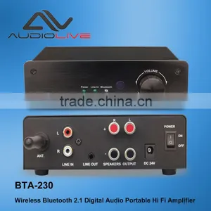 Wireless Bluetooth 2.1 Digital Audio Portable Hi Fi Amplifier thumbnail-1