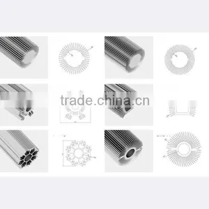 Aluminum /aluminium Round Tube /pipe Heatsink thumbnail-1