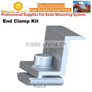 Solar Roof Mounting System Components Middle and End Clamp Kits thumbnail-1