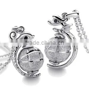 Personality Dragon Phoenix Design 925 Sterling Silver Couple Pendant thumbnail-1