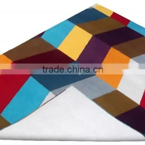 Multi Colour Hand Tufted Cut Pile 90%Wool/10%Viscose Carpets thumbnail-3