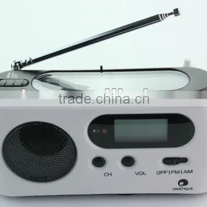 Solar/Dynamo Powered AM/FM Scan Digital Radio With LED Flashlight thumbnail-1
