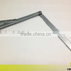 Taiwan Manufacturer Made OEM Carbon Steel Stamping Chrome Plated Customzied Folding Shelf Bracket thumbnail-4