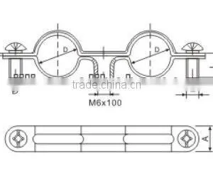 M6 Double Clamps thumbnail-4
