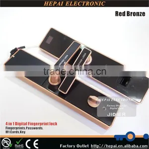 Access Control System Password Fingerprint Door Lock for Glass and Wooden Door thumbnail-1